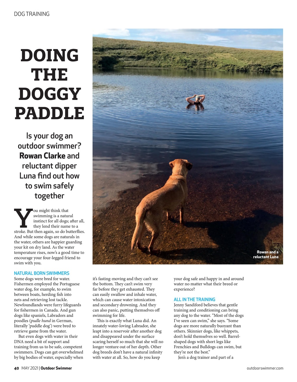 Outdoor Swimmer Preview Pages