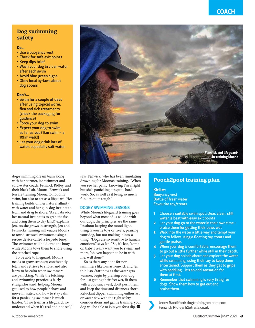 Outdoor Swimmer Preview Pages