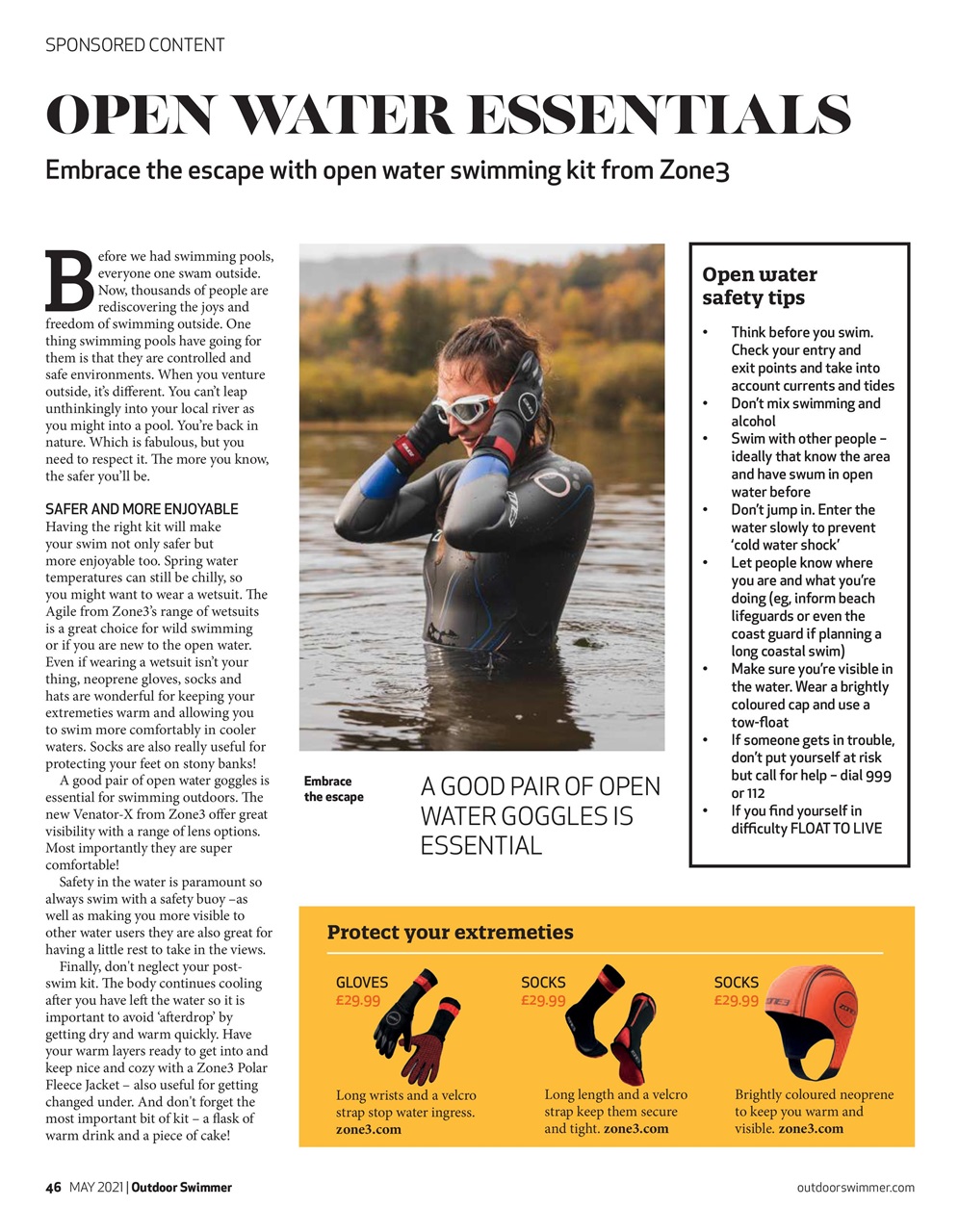 Outdoor Swimmer Preview Pages