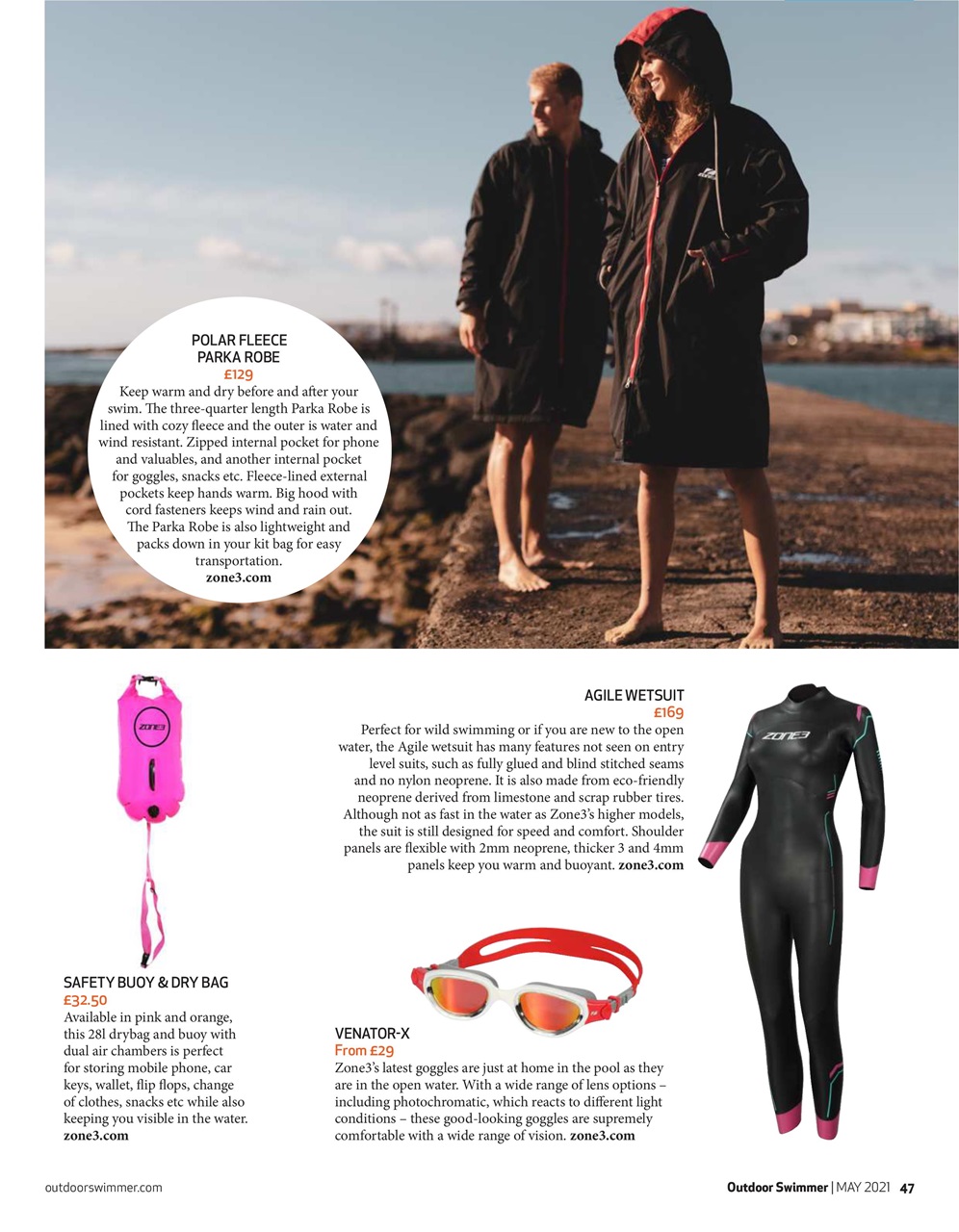 Outdoor Swimmer Preview Pages