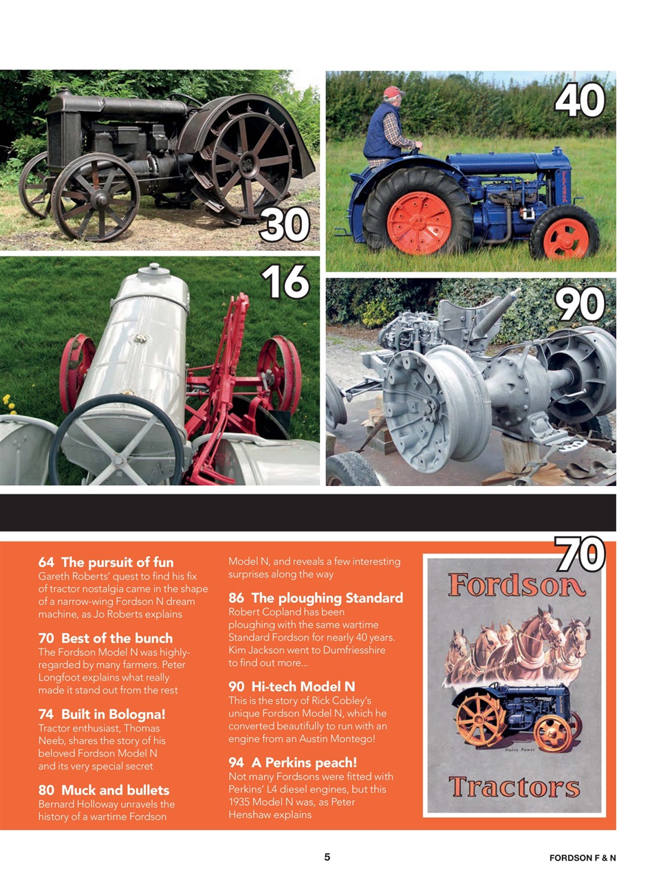 Ford & Fordson Tractor Collection Preview Pages