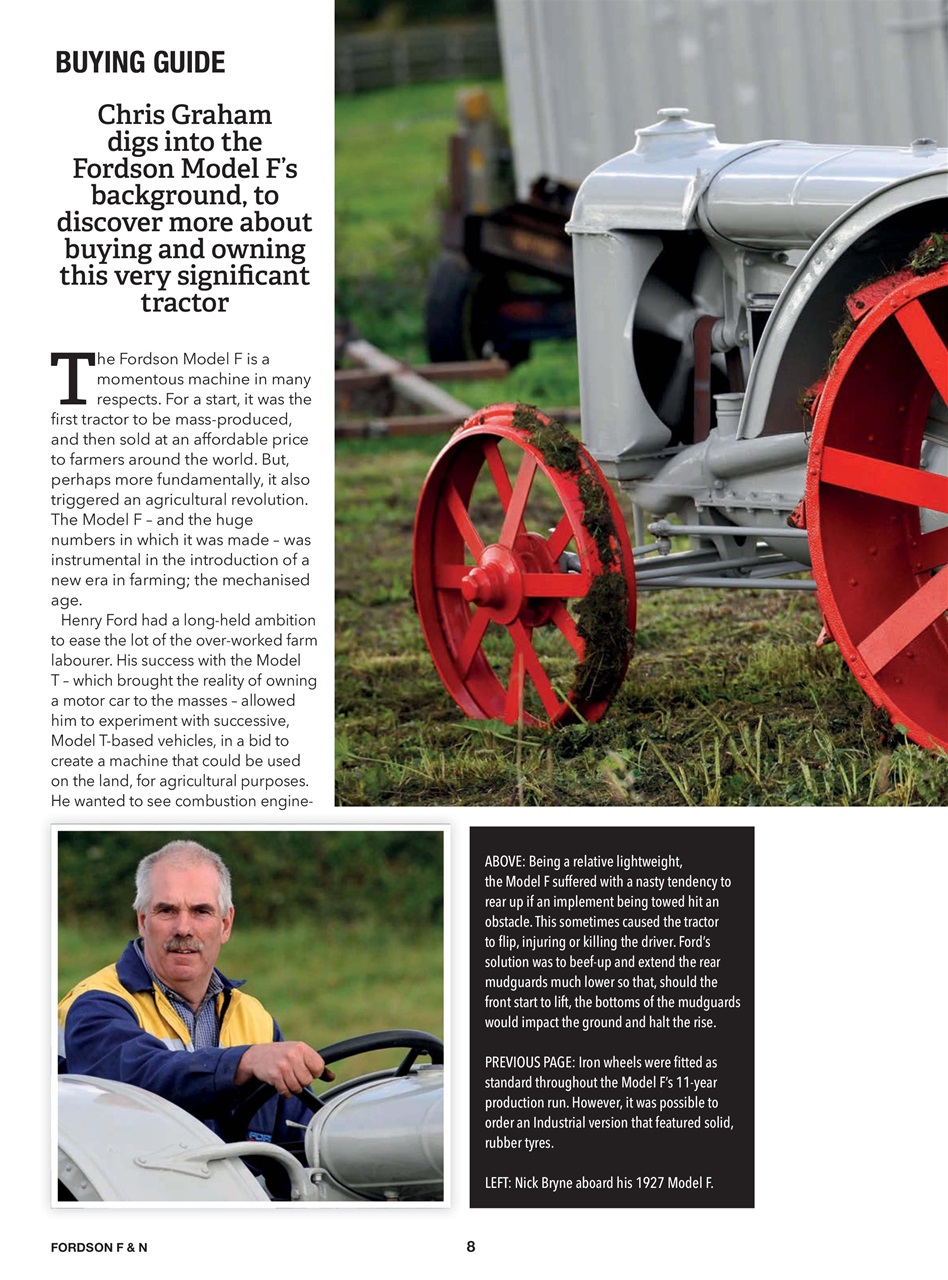 Ford & Fordson Tractor Collection Preview Pages