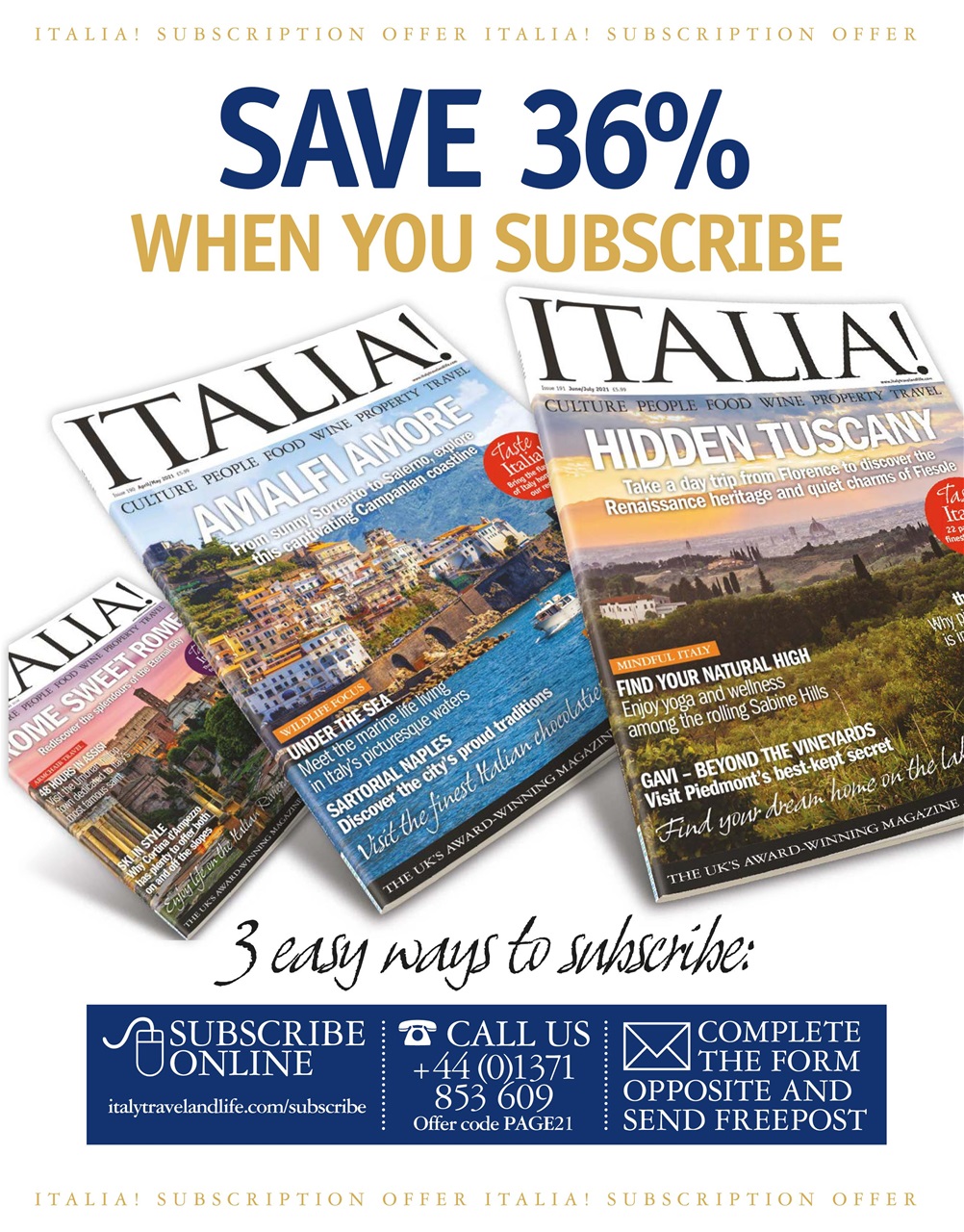 Italia! Preview Pages