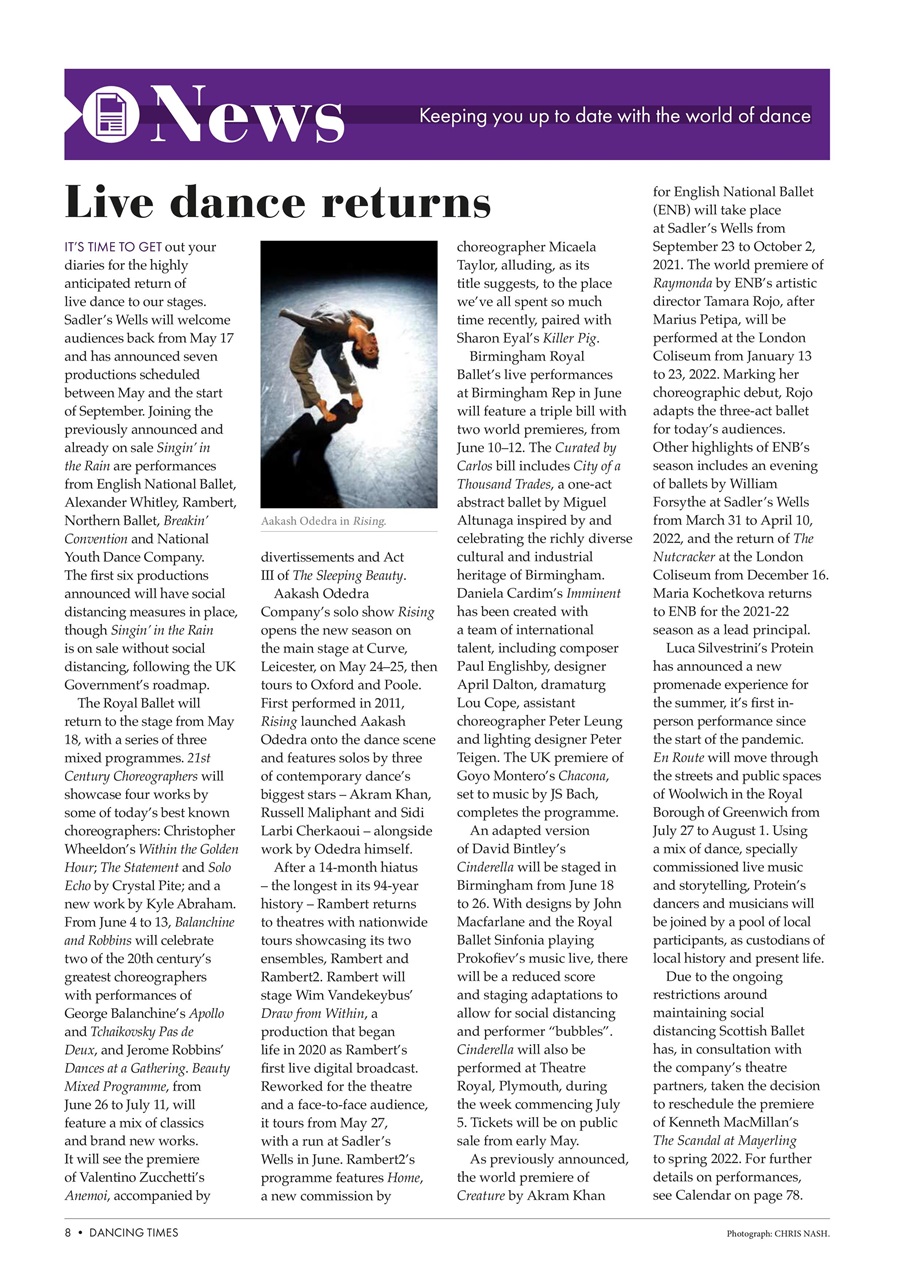 Dancing Times Preview Pages