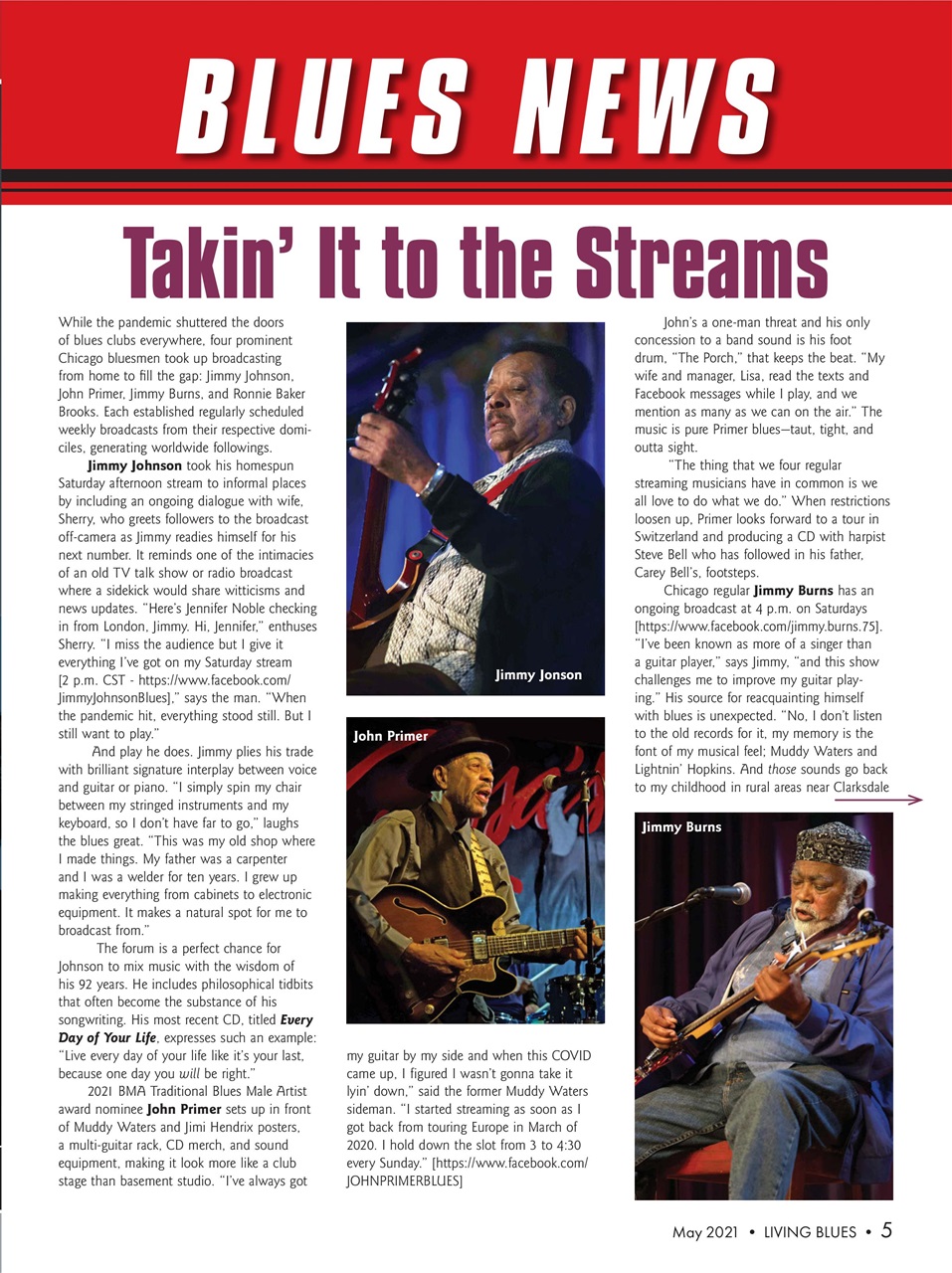 Living Blues Preview Pages