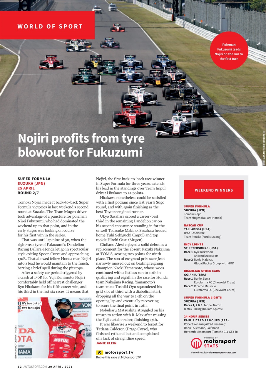 Autosport Preview Pages