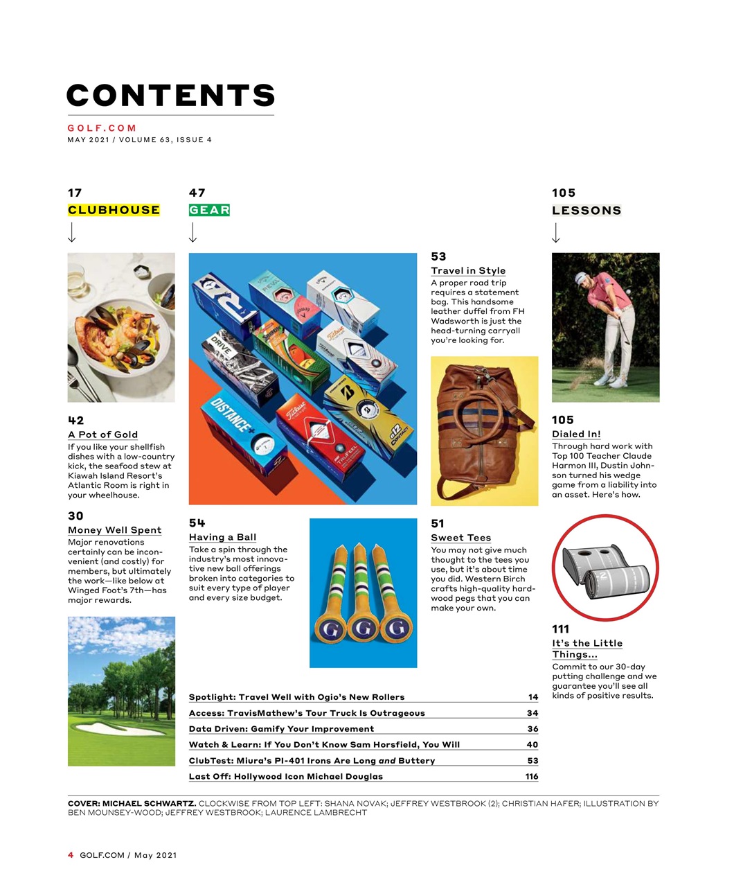 Golf Magazine Preview Pages