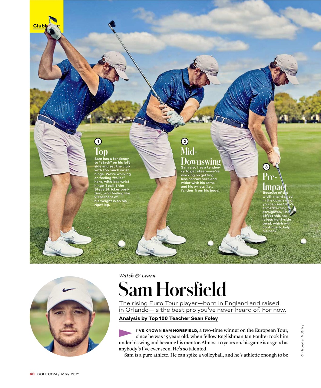 Golf Magazine Preview Pages