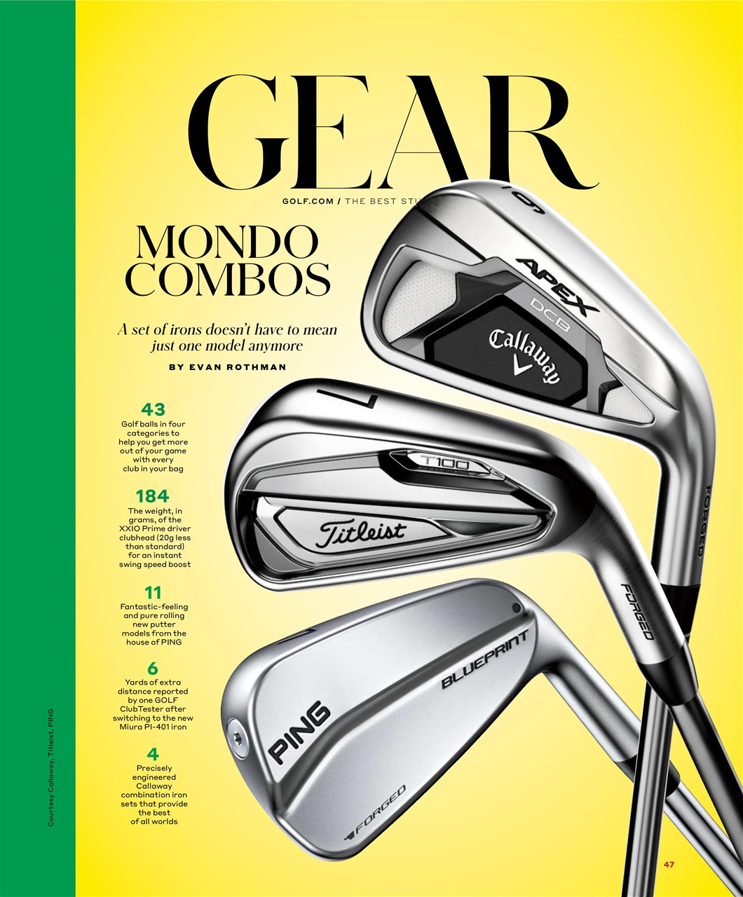 Golf Magazine Preview Pages