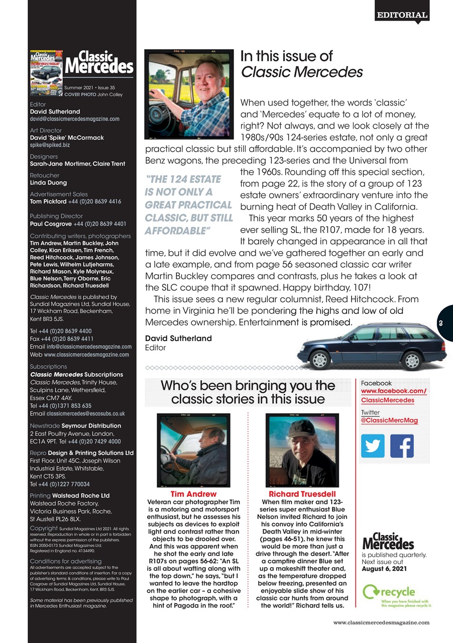 Mercedes Enthusiast Preview Pages