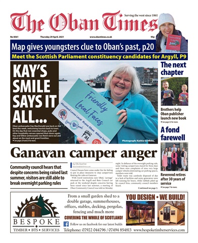 The Oban Times & Lochaber Times issue 29th April 2021