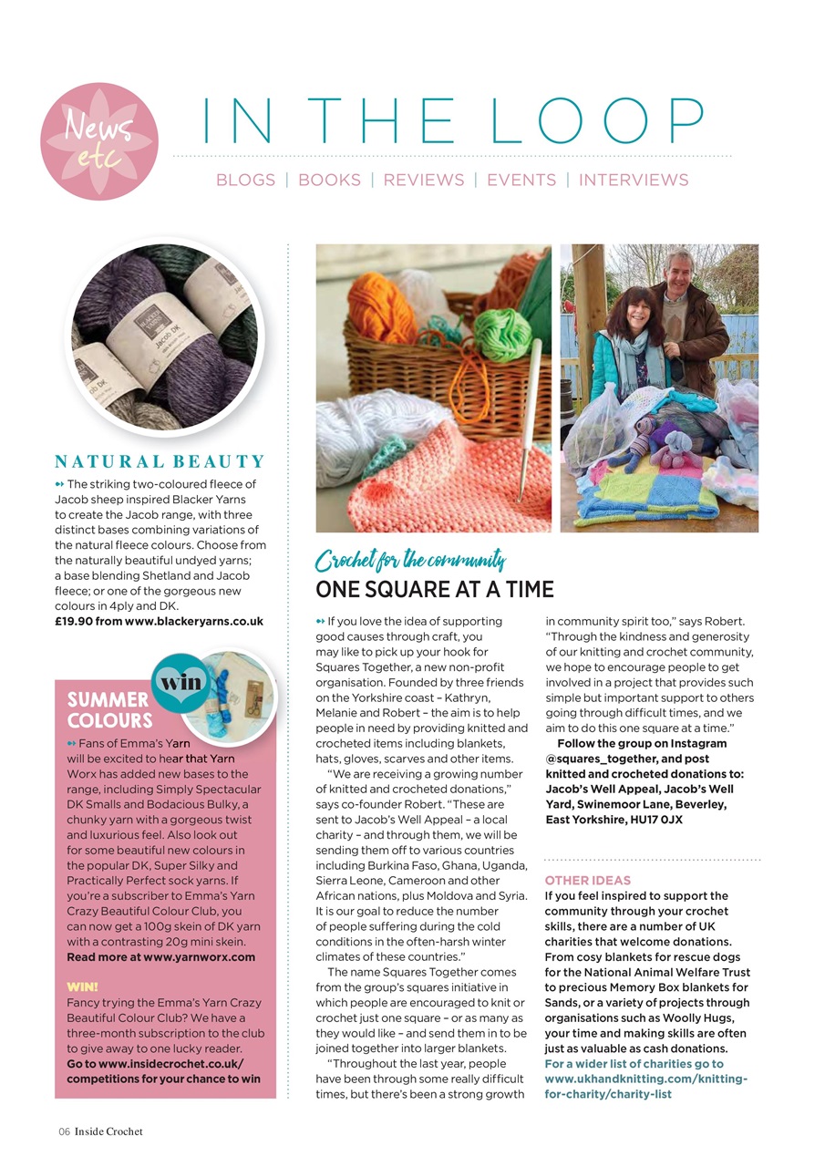 Inside Crochet Preview Pages