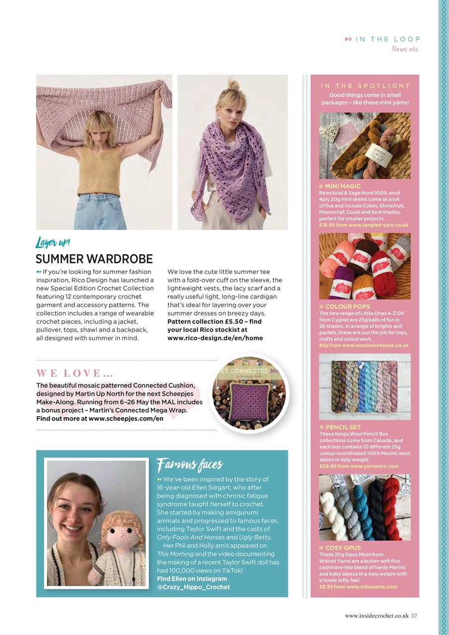 Inside Crochet Preview Pages