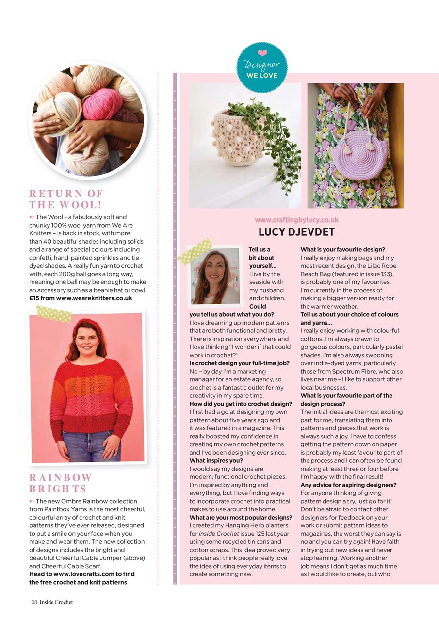 Inside Crochet Preview Pages