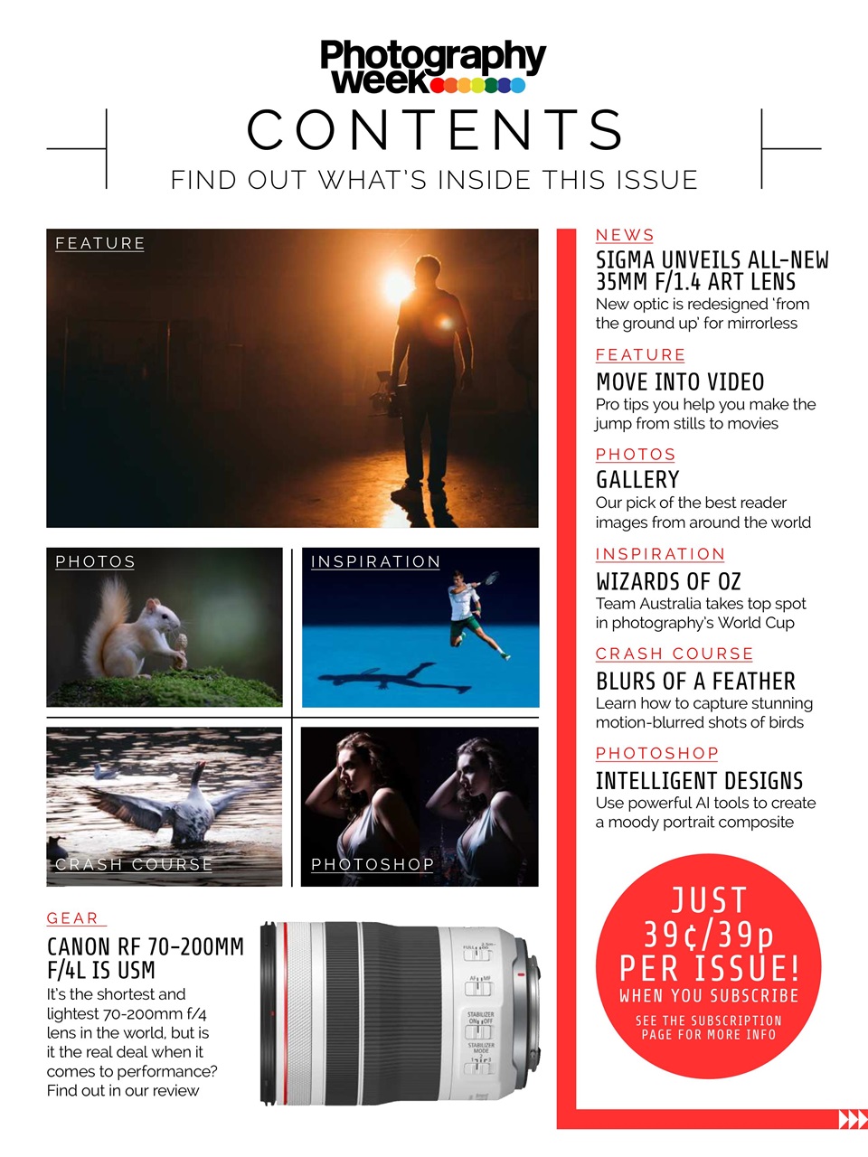 Photography Week Preview Pages