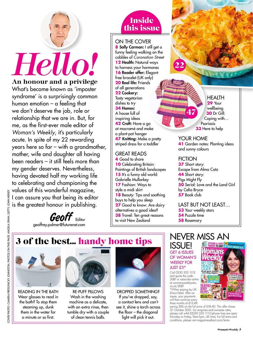 Woman's Weekly Preview Pages