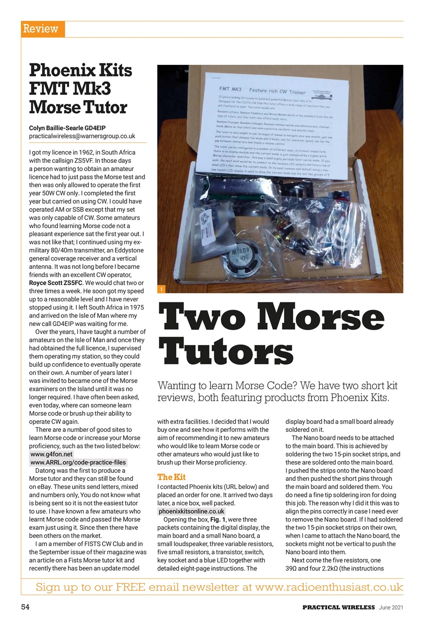 Practical Wireless Preview Pages