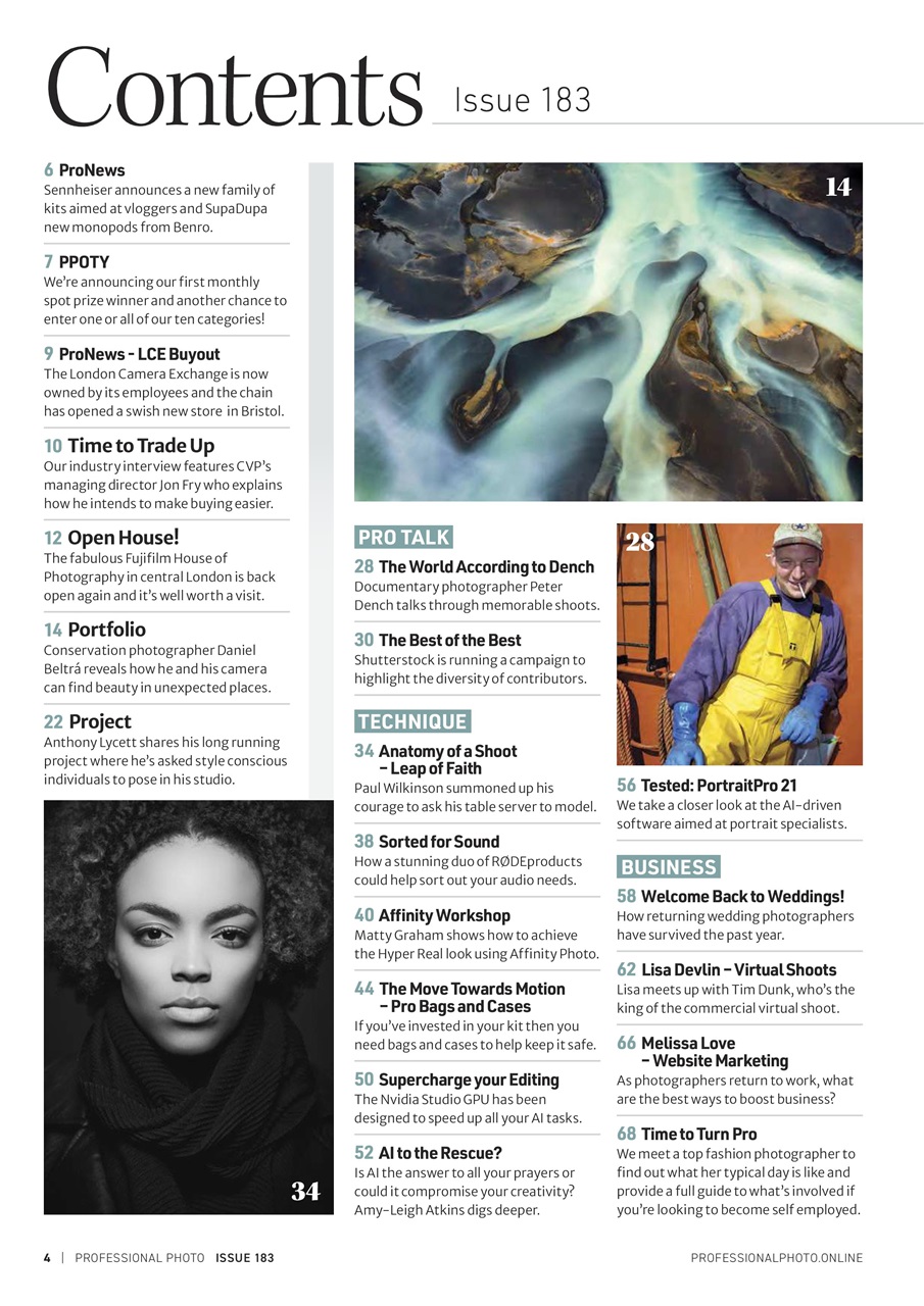 Professional Photo Preview Pages