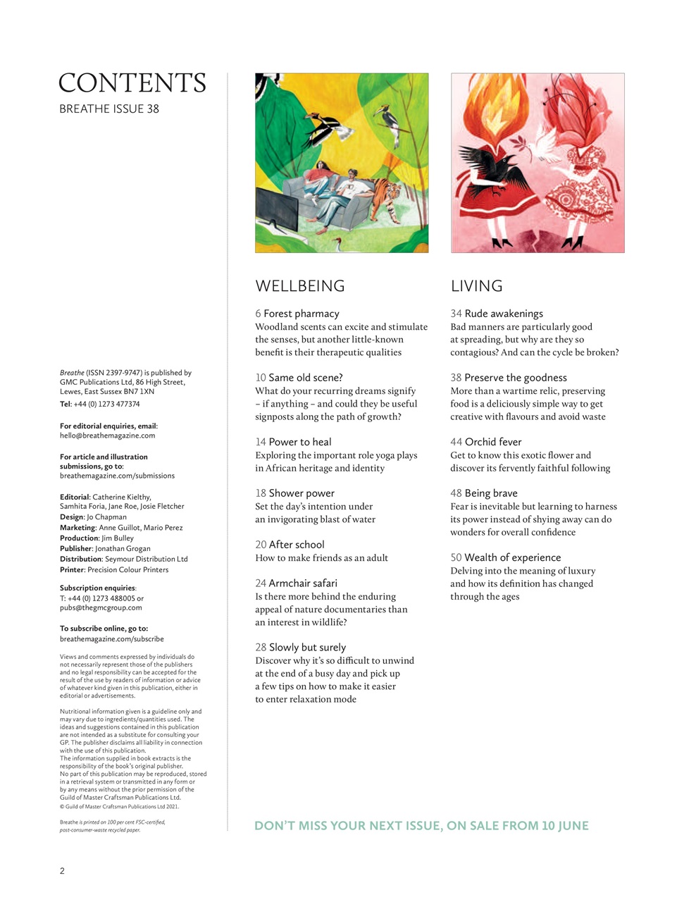 Breathe Preview Pages