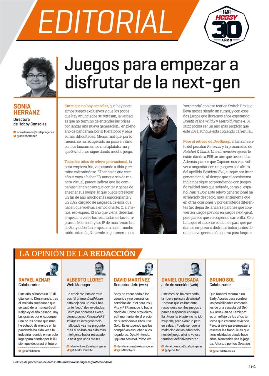 Hobby Consolas Preview Pages