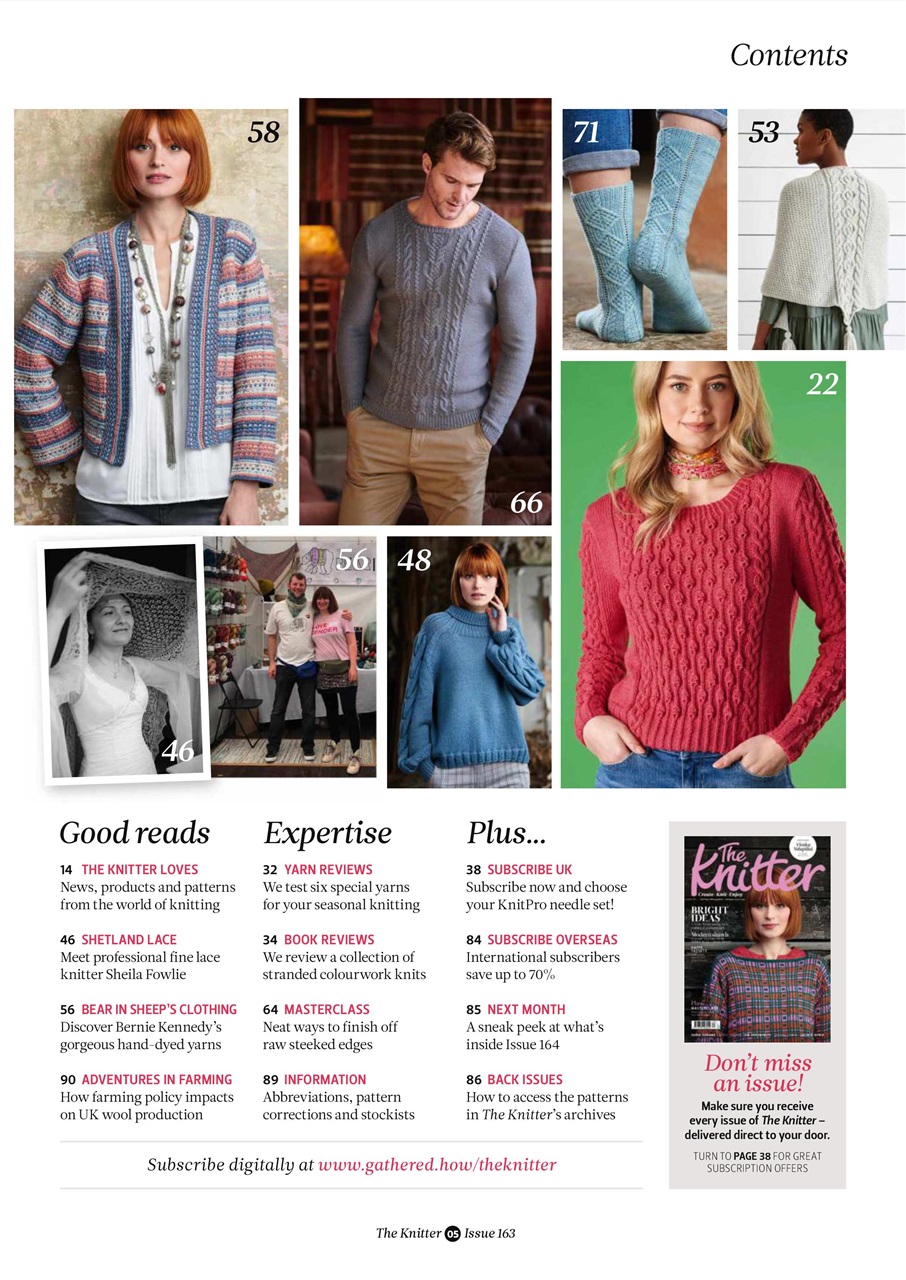 The Knitter Preview Pages