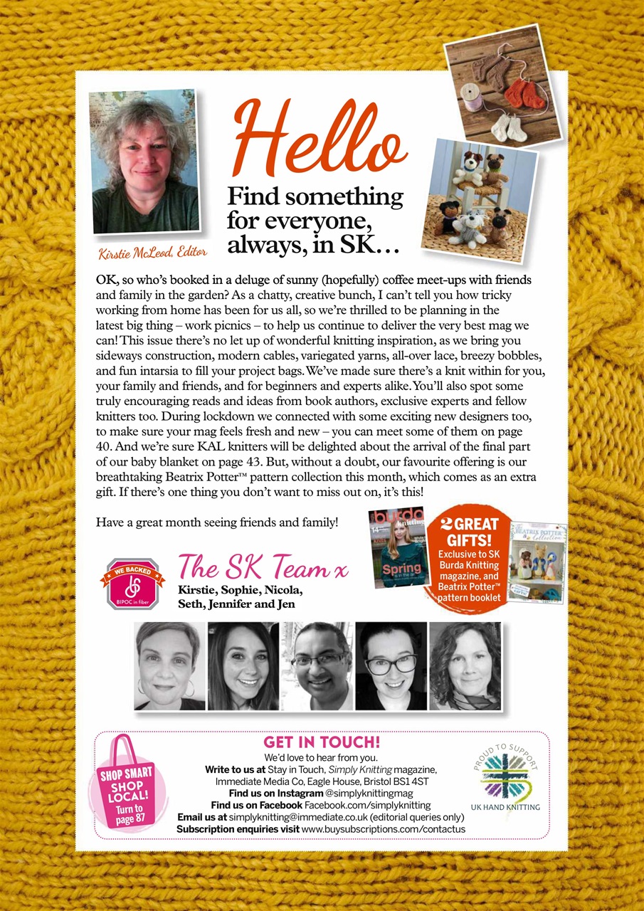 Simply Knitting Preview Pages