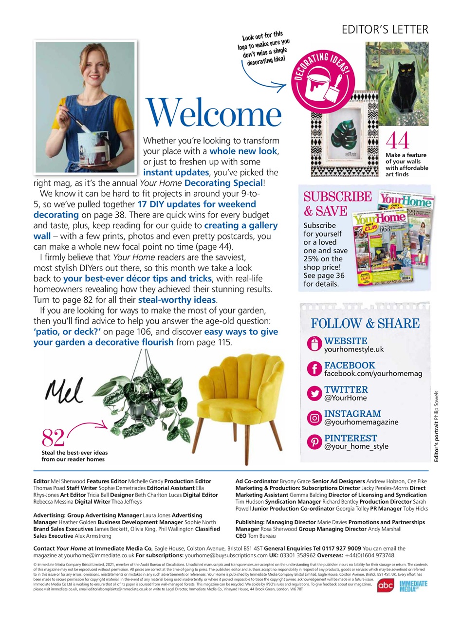 Your Home Magazine Preview Pages
