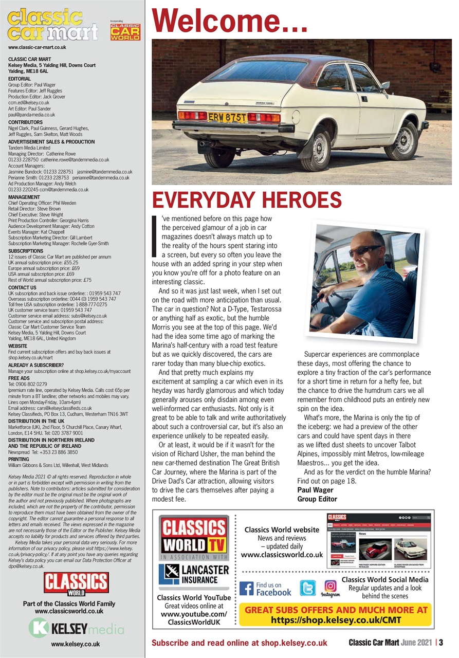 Classic Car Mart Preview Pages