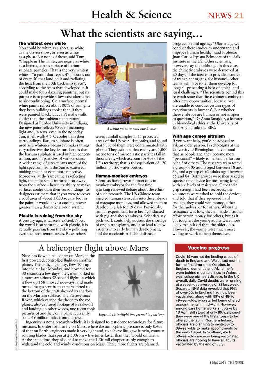 The Week Preview Pages