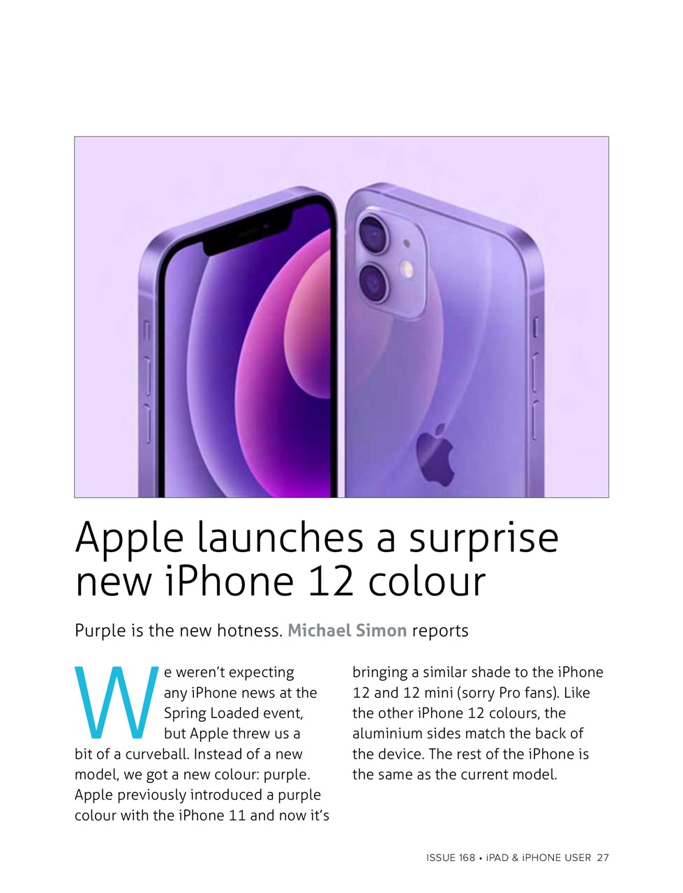 iPad and iPhone User Preview Pages