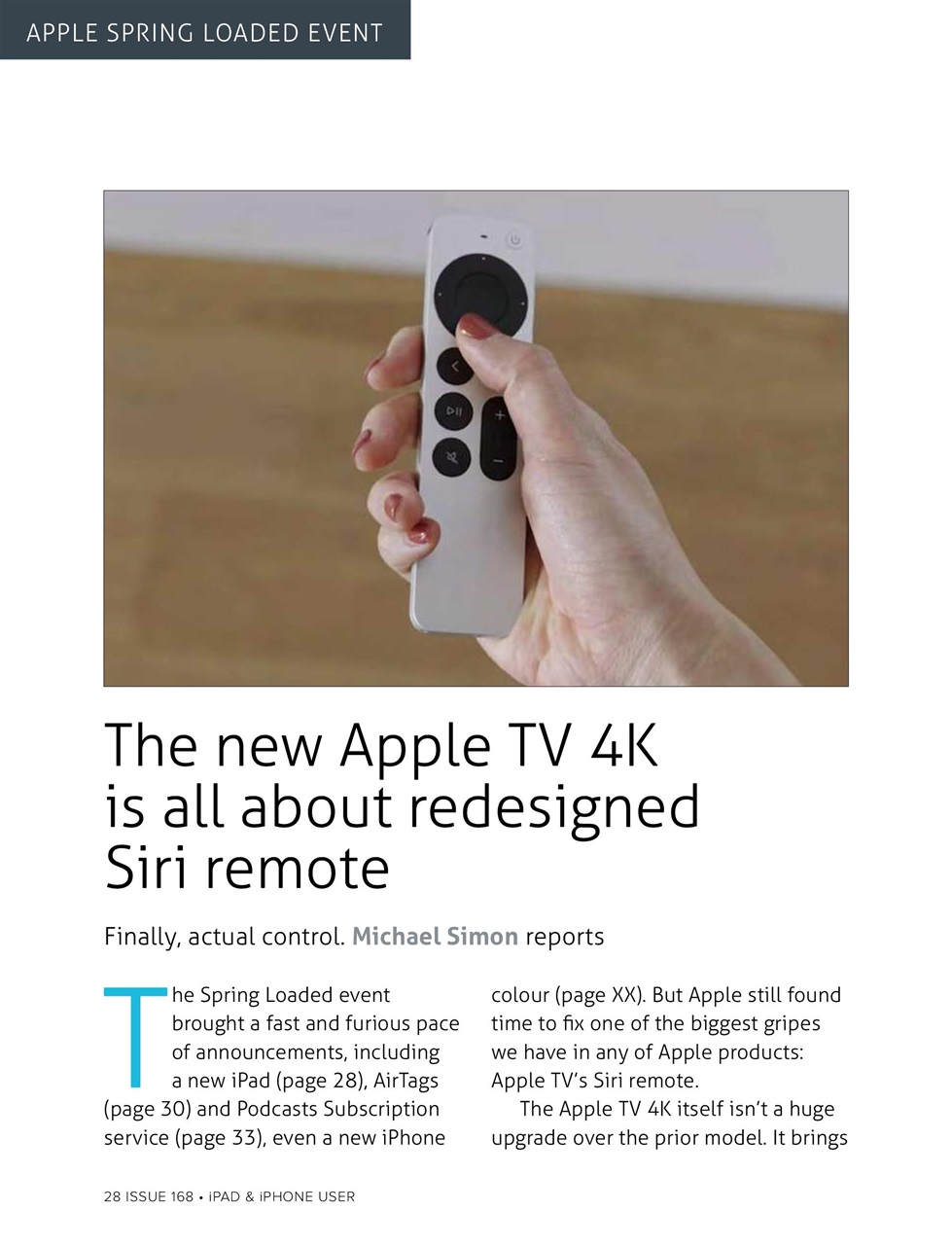 iPad and iPhone User Preview Pages