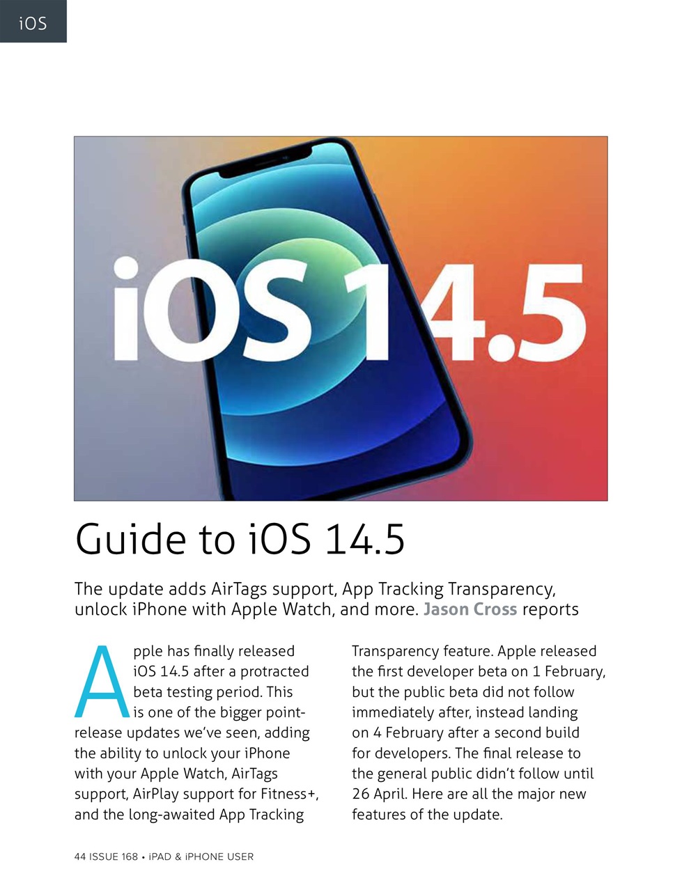 iPad and iPhone User Preview Pages