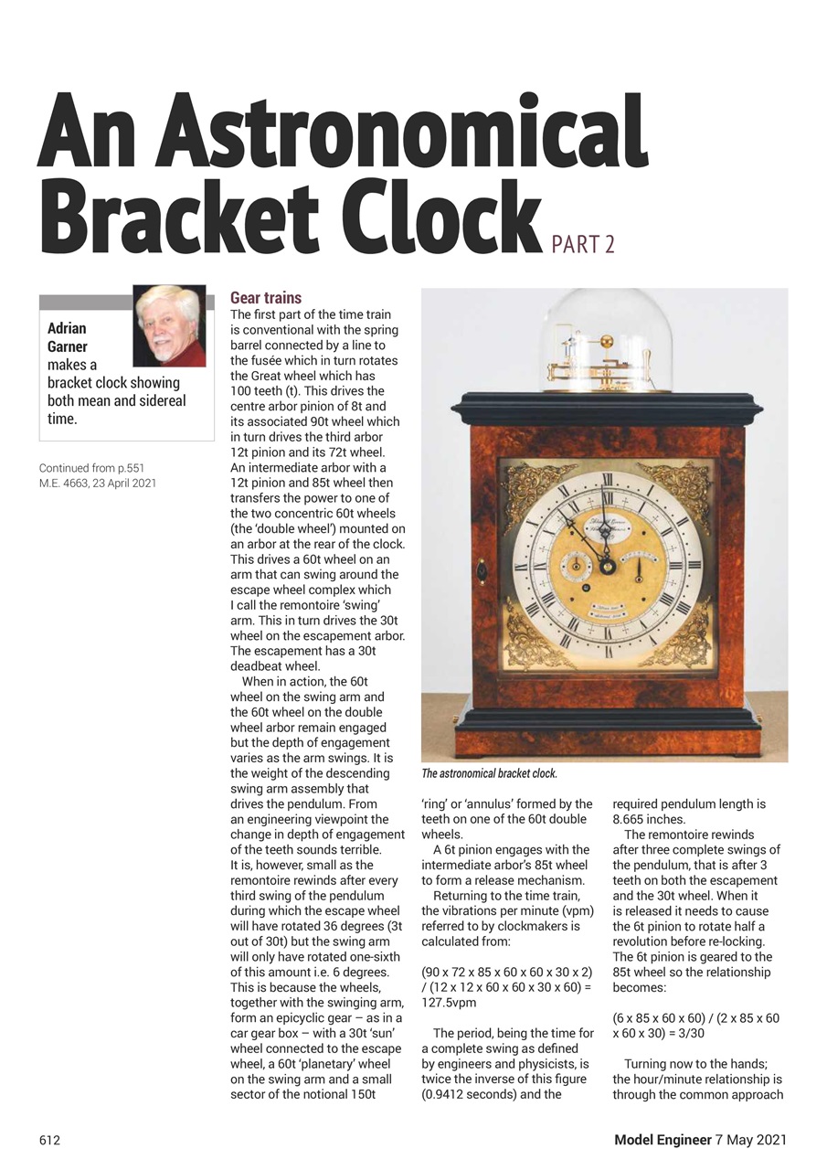 Model Engineer Preview Pages