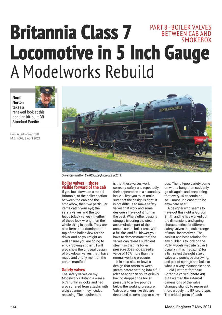 Model Engineer Preview Pages