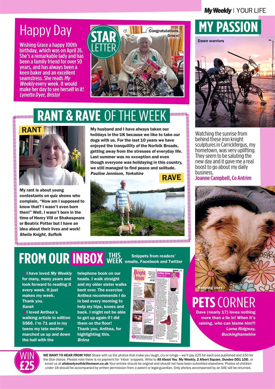 My Weekly Preview Pages