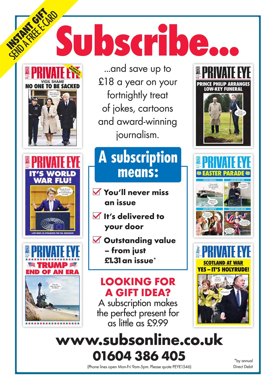 Private Eye Preview Pages