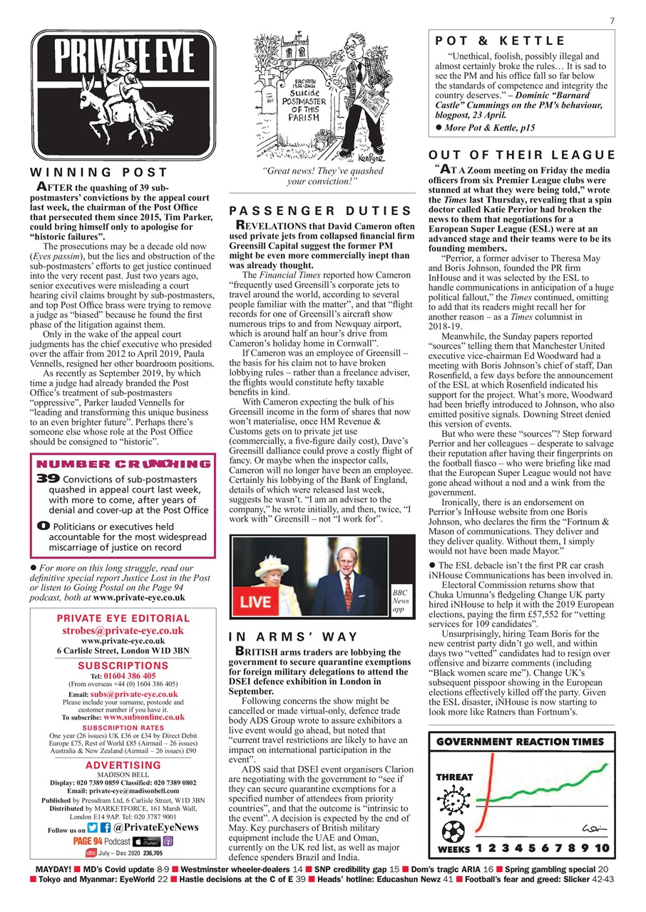 Private Eye Preview Pages