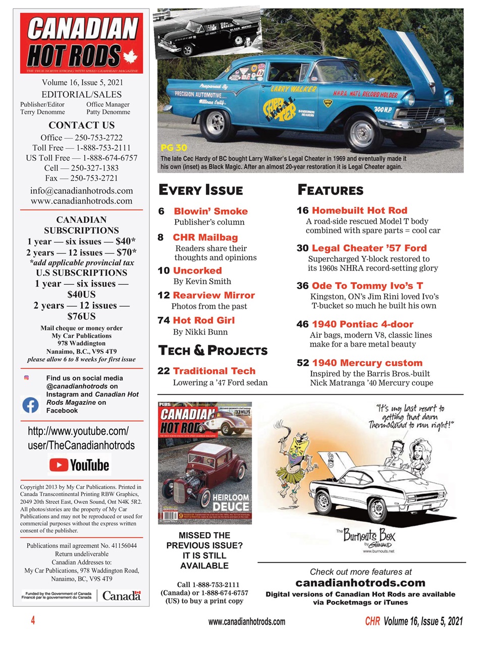 Canadian Hot Rods Preview Pages
