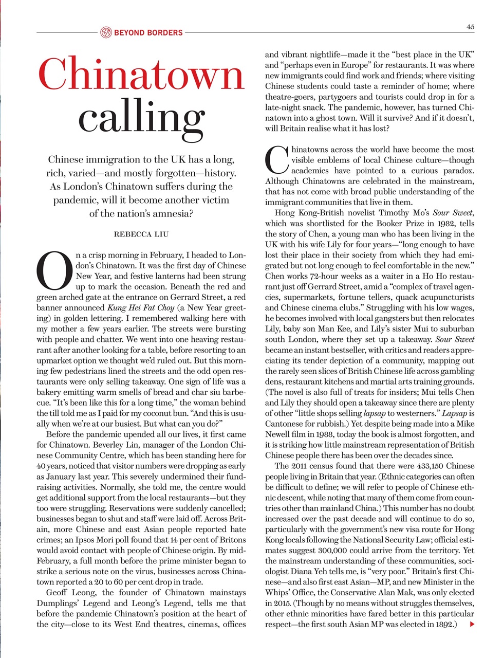 Prospect Magazine Preview Pages