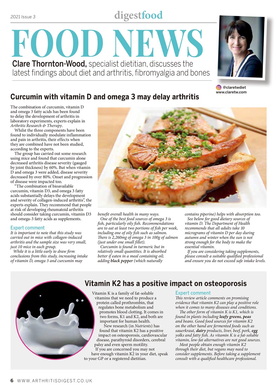 Arthritis Digest Preview Pages