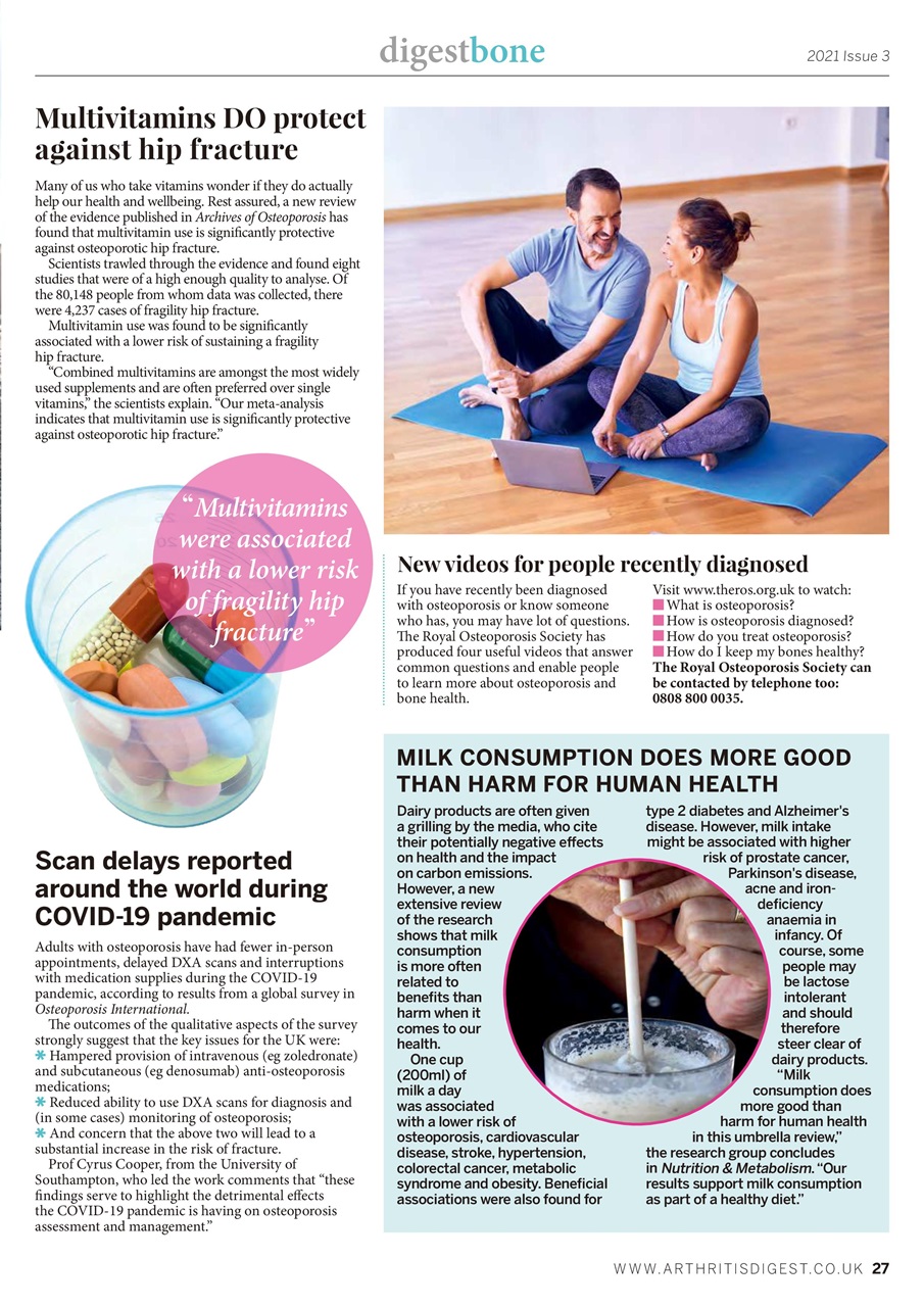 Arthritis Digest Preview Pages