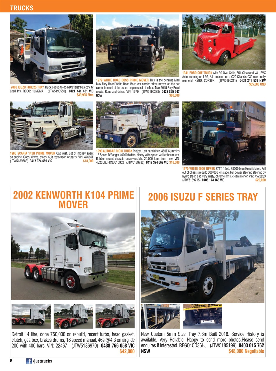 JUST TRUCKS Preview Pages