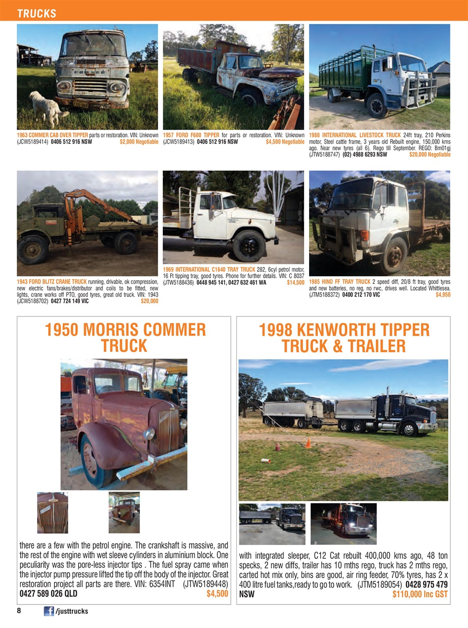 JUST TRUCKS Preview Pages