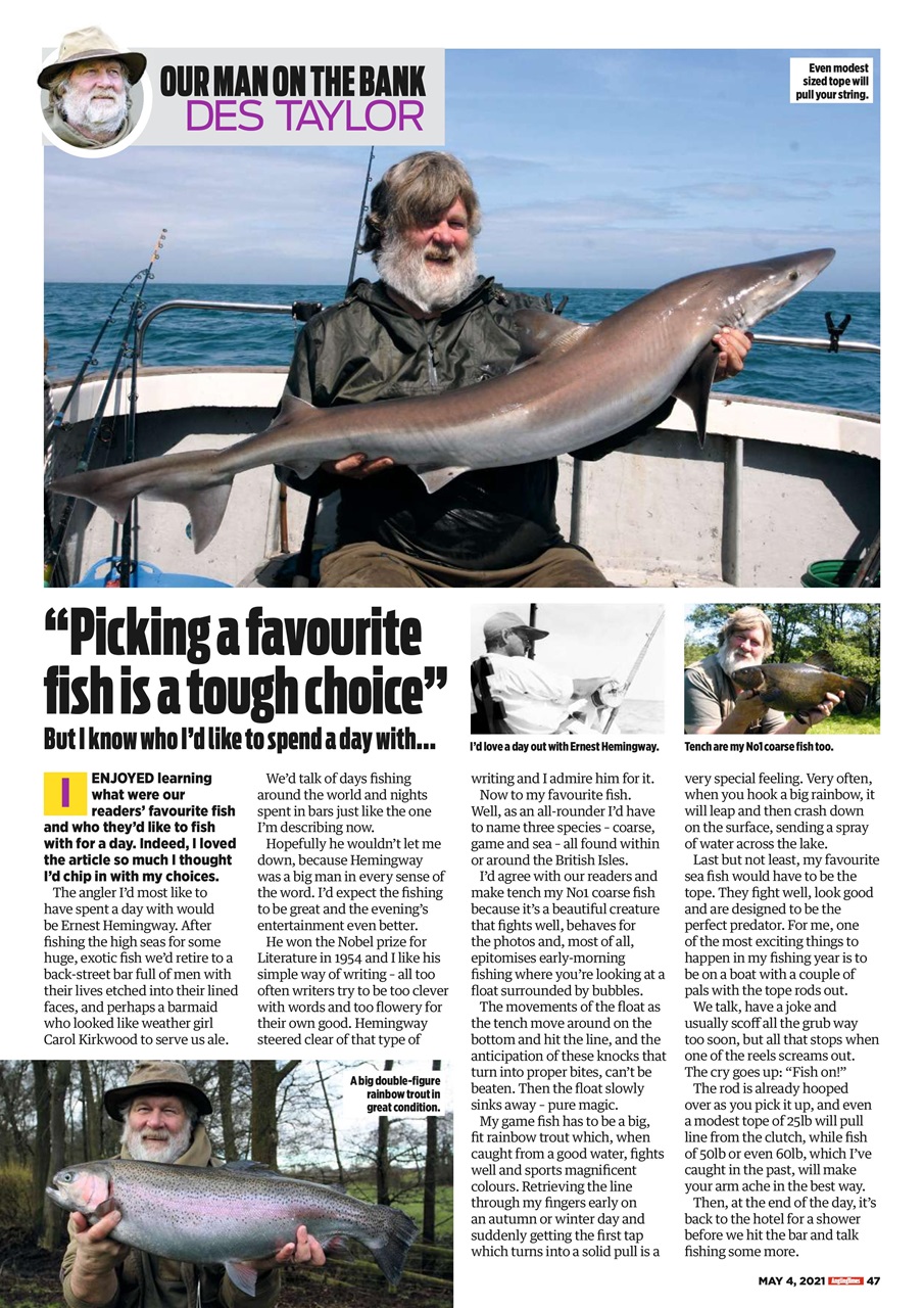 Angling Times Preview Pages