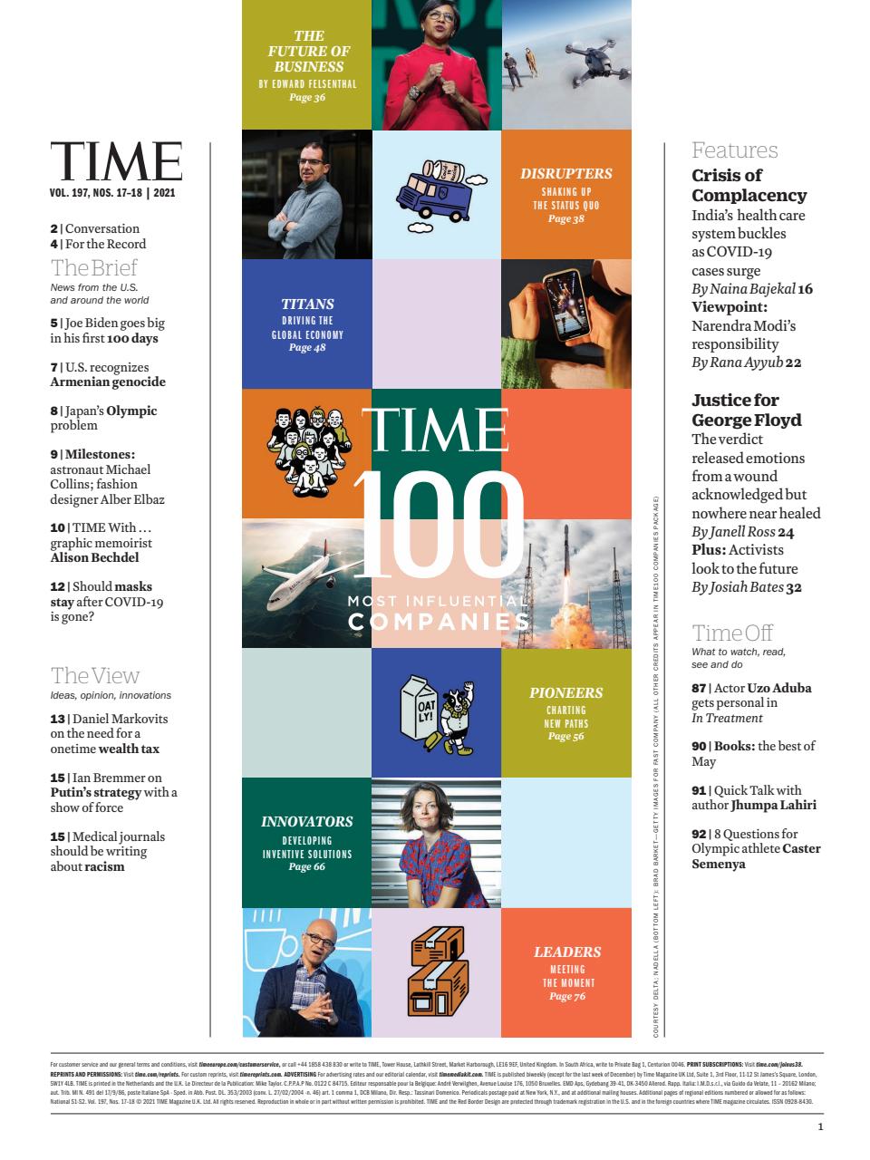 TIME Magazine Europe Preview Pages