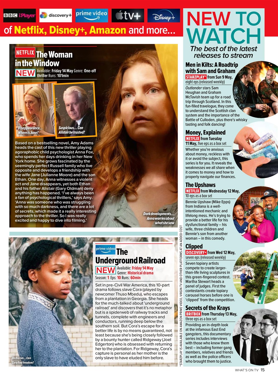 What's on TV Preview Pages