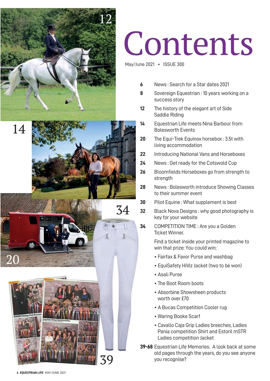 Equestrian Life Magazine Preview Pages