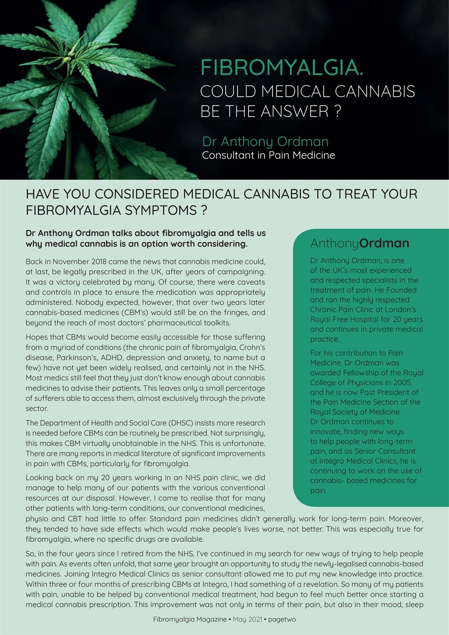 Fibromyalgia Magazine Preview Pages