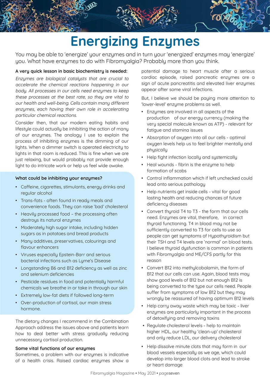 Fibromyalgia Magazine Preview Pages