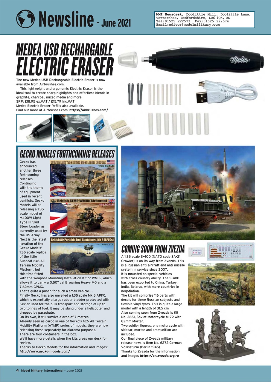 Model Military International Preview Pages